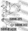 FEBEST SBMB001 САЙЛЕНБЛОК ОПОРЫ ДИФФЕРЕНЦИАЛА [13]