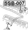 FEBEST SSB-007 Втулка стабилизатора задняя