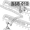 FEBEST SSB-010 Втулка заднего стабилизатора