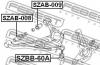 FEBEST SZAB008 САЙЛЕНБЛОК ПЕРЕДНИЙ ВЕРХНЕГО РЫЧАГА (SUZUKI GRAND VITARA/ESCUDO SQ416/SQ420/SQ625 1998-2006 SUZUKI G