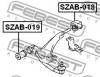 FEBEST SZAB018 САЙЛЕНБЛОК ЗАДНИЙ ПЕРЕДНЕГО РЫЧАГА (SUZUKI BALENO/ESTEEM SY413/SY415/SY416/SY418/SY419 1995-2001 SUZ