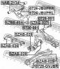 FEBEST SZAB028 САЙЛЕНБЛОК ЗАДНЕЙ ЦАПФЫ (SUZUKI GRAND VITARA/ESCUDO JB416/JB420/JB627 2006-) FEBEST