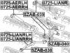 FEBEST SZAB038 САЙЛЕНБЛОК ЗАДНЕЙ ПРОДОЛЬНОЙ ТЯГИ (SUZUKI AERIO/LIANA RH423 2006- SUZUKI BALENO/ESTEEM SY413/SY415/S