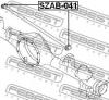FEBEST SZAB041 САЙЛЕНБЛОК ЗАДНЕЙ ПОПЕРЕЧНОЙ ТЯГИ (SUZUKI GRAND VITARA/GRAND ESCUDO XL-7 JA627 2001-2006) FEBEST
