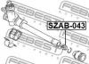 FEBEST SZAB-043 Сайлентблок рулевой рейки