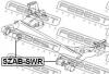FEBEST SZAB-SWR Подушка балки: SUZUKI SWIFT RS413/RS415/RS416 2003-