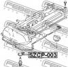 FEBEST SZCP003 Кольцо уплотнительное свечного колодца
