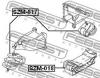 FEBEST SZM017 ПОДУШКА ДВИГАТЕЛЯ ПЕРЕДНЯЯ (SUZUKI GRAND VITARA/ESCUDO JB416/JB420/JB627 2006-) FEBEST