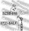 FEBEST SZSB010 ВТУЛКА ПЕРЕДНЕГО СТАБИЛИЗАТОРА D24