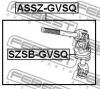 FEBEST SZSB-GVSQ Втулка кардана рулевого нижнего