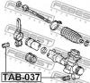 FEBEST TAB037 САЙЛЕНБЛОК РУЛЕВОЙ РЕЙКИ (TOYOTA RAV4 ACA2# 2000-2005) FEBEST