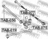 FEBEST TAB-077 Сайлентблок задней цапфы