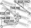 FEBEST TAB-080 Втулка продольной тяги