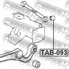 FEBEST TAB-093 Сайлентблок заднего поперечного рычага