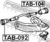 FEBEST TAB104 САЙЛЕНБЛОК ВЕРХНЕГО ПЕРЕДНЕГО РЫЧАГА (TOYOTA LITE/TOWNACE NOAH,V CR40/CR50 1998-2004 TOYOTA LITE/TOW
