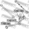 FEBEST TAB143 САЙЛЕНБЛОК ЗАДНЕЙ ЦАПФЫ