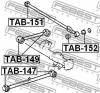 FEBEST TAB147 TAB-147_сайленблок задн.нижн.продольн.рычага/ Toyota Hilux KZN130 89-95