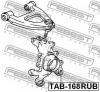 FEBEST TAB168RUB САЙЛЕНБЛОК ЗАДНЕЙ ЦАПФЫ (14.3x38.1x48.5)