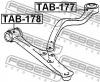 FEBEST TAB177 САЙЛЕНБЛОК ПЕРЕДНЕГО НИЖНЕГО РЫЧАГА