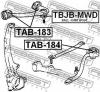 FEBEST TAB184 САЙЛЕНБЛОК КОСОГО РЫЧАГА (TOYOTA ALTEZZA/ALTEZZA GITA GXE15/JCE15 4WD 1998-2005 TOYOTA BREVIS JCG15
