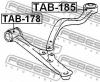 FEBEST TAB185 САЙЛЕНБЛОК ПЕРЕДНЕГО НИЖНЕГО РЫЧАГА (TOYOTA ARISTO JZS160/JZS161 1997-2005 TOYOTA LEXUS GS300/400/43