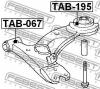 FEBEST TAB195 САЙЛЕНБЛОК ЗАДНИЙ ПЕРЕДНЕГО РЫЧАГА