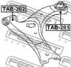 FEBEST TAB202 САЙЛЕНБЛОК ПЕРЕДНИЙ ПЕРЕДНЕГО РЫЧАГА (TOYOTA AVENSIS AZT250/CDT250 2003- TOYOTA COROLLA (UKP) ZZE121