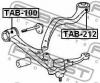 FEBEST TAB-212 Сайлентблок задний переднего рычага