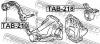 FEBEST TAB218 САЙЛЕНБЛОК ЗАДНЕГО ДИФФЕРЕНЦИАЛА (TOYOTA RAV4 ACA2# 2000-2005 TOYOTA RAV4 SXA1# 1993-2000) FEBEST