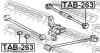 FEBEST TAB263 САЙЛЕНБЛОК ЗАДНЕЙ ПОПЕРЕЧНОЙ ТЯГИ