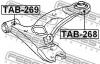 FEBEST TAB-268 Сайлентблок задний переднего рычага
