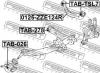 FEBEST TAB278 САЙЛЕНБЛОК ЗАДНЕГО РЫЧАГА (TOYOTA COROLLA AXIO/FIELDER NZE144 4WD 2006- TOYOTA COROLLA RUNX/ALLEX NZ