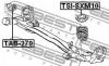 FEBEST TAB279 САЙЛЕНБЛОК ЗАДНЕЙ БАЛКИ (TOYOTA NADIA ACN10/SXN10 1998-2003 TOYOTA NADIA SXN15 4WD 1998-2003) FEBEST