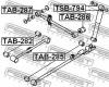 FEBEST TAB-287 Сайлентблок заднего поперечного рычага