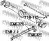 FEBEST TAB320 САЙЛЕНБЛОК ЗАДНЕЙ ПРОДОЛЬНОЙ ТЯГИ (DAIHATSU STORIA M100S 1998-2004 DAIHATSU STORIA M110S 4WD 1998-20