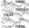 FEBEST TAB-342 Сайлентблок заднего продольного рычага