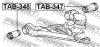 FEBEST TAB-347 Сайлентблок задний нижнего рычага