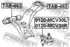 FEBEST TAB462 TAB-462_сайленблок задн.передн.рычага/ Toyota Sienna GSL25/MCL25 4WD 03]