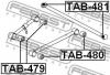 FEBEST TAB-481 Сайлентблок заднего продольного рычага