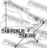 FEBEST TAB-499 Сайлентблок задней тяги