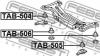 FEBEST TAB-505 Сайлентблок задней балки