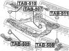 FEBEST TAB-511 Сайлентблок TAB-511