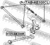 FEBEST TABAE100CL TAB-AE100CL_сайленблок задн.тяги/ Toyota Corolla AE100/EE100/CE100 1991-1997