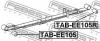 FEBEST TAB-EE105R Сайлентблок задней рессоры