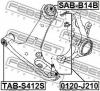 FEBEST TAB-S412S САЙЛЕНБЛОК ПЕРЕДНИЙ ПЕРЕДНЕГО РЫЧАГА