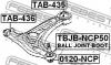FEBEST TBJBNCP50 ПЫЛЬНИК ШАРОВОЙ ОПОРЫ