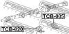 FEBEST TCB020 TCB-020_подшипник подвесной кард.вала/ Toyota Kluger L/V ACU25/MCU25 4WD 00]