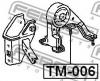 FEBEST TM-006 Подушка двигателя задняя