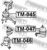 FEBEST TM-046 Подушка двигателя передняя