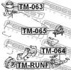 FEBEST TM-064 Подушка двигателя левая